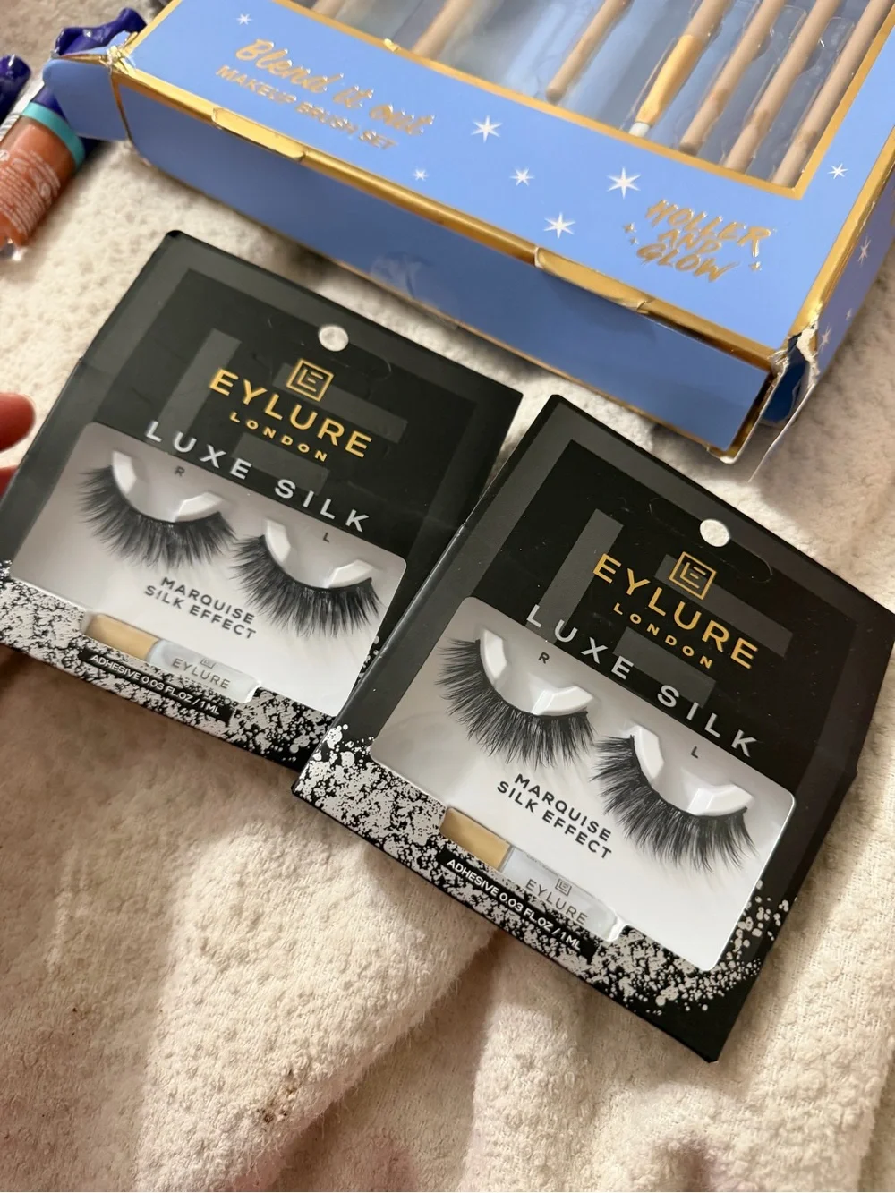 Beauty bundle lot Gold Makeup Brush Set